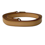 Louis Vuitton Shoulder Strap Leather 100 Natural — view 2