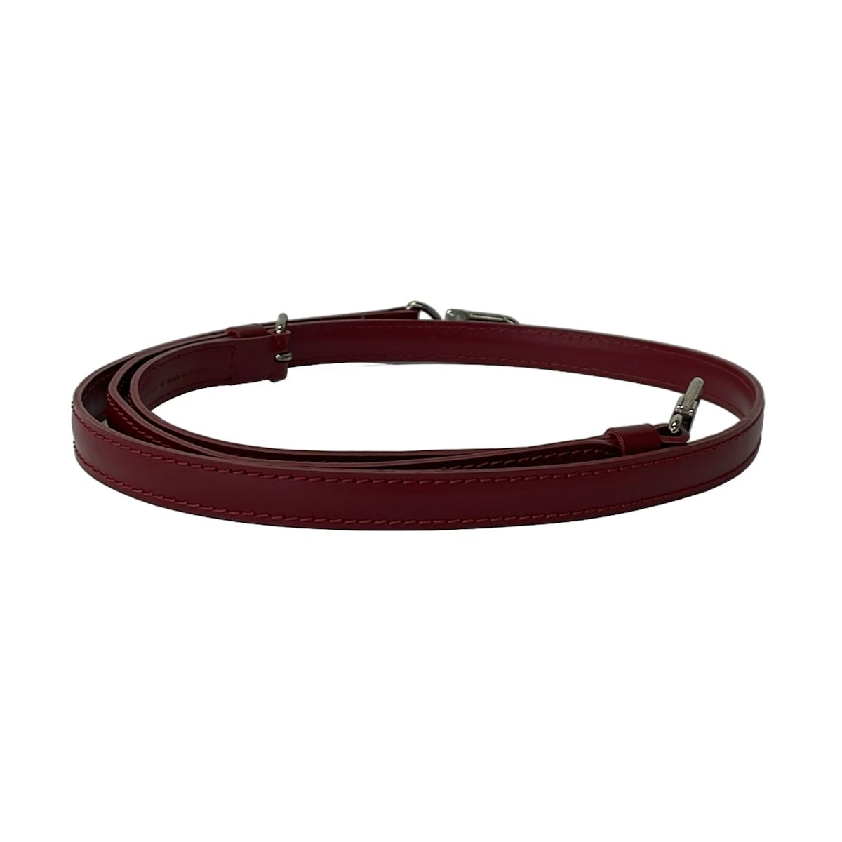 Louis Vuitton Shoulder Strap Epi Adjustable Width Epi) Ruby Leather Handbag — view 2