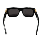 Bottega Veneta Sunglasses Square Frame BV Black Gold Eyewear — view 4