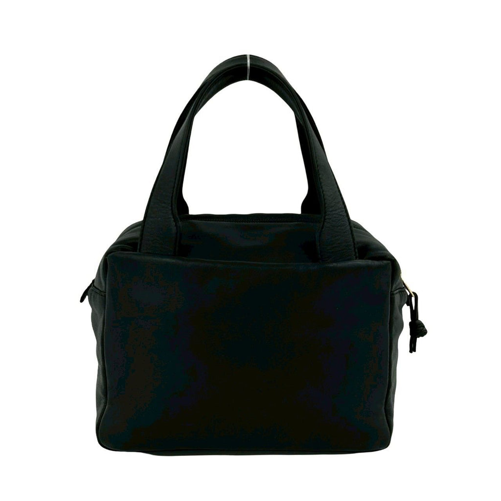 Loewe Vintage Anagram Logo Nappa Leather Handbag Mini Tote Black