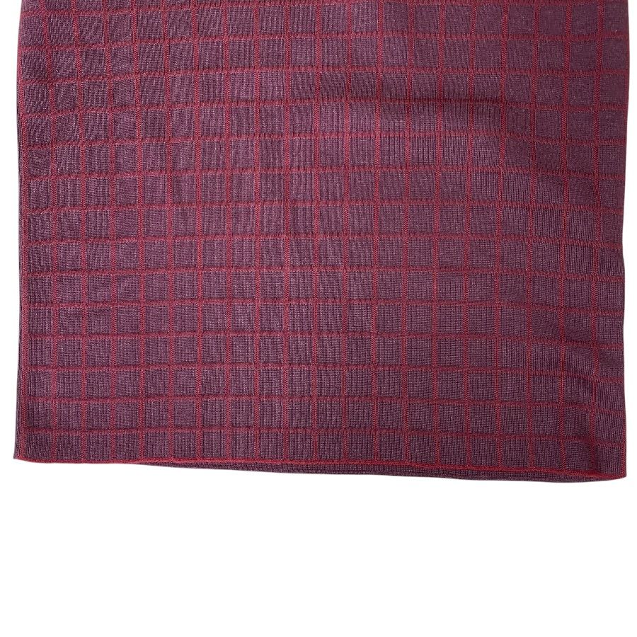 Hermes Turtleneck Knit Sweater Top Cashmere Silk Bordeaux Fine Daily — view 6