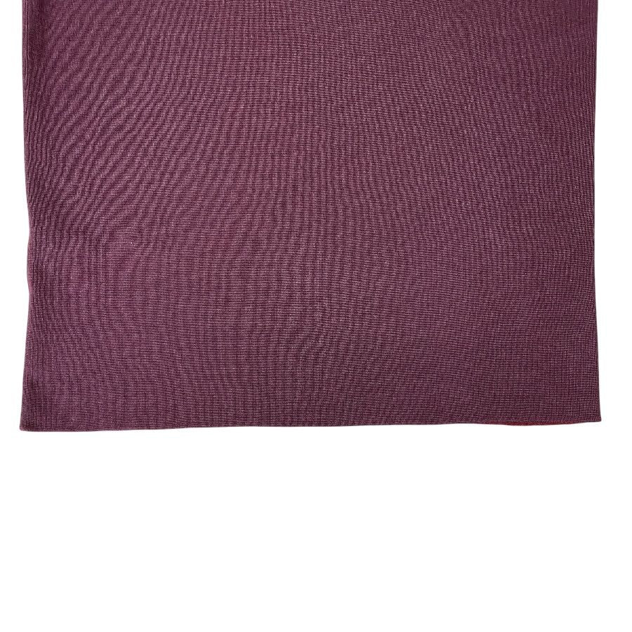 Hermes Turtleneck Knit Sweater Top Cashmere Silk Bordeaux Fine Daily — view 8