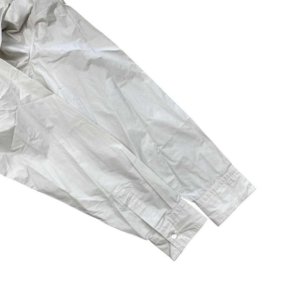 Hermes Pullover Shirt Long Sleeve Top Cotton Polyamide White High Quality Daily — view 6
