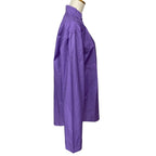 Hermes Half Zip Shirt Long Sleeve Cotton Polyamide Purple High Quality Daily — view 3