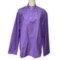 Hermes Half Zip Shirt Long Sleeve Cotton Polyamide Purple High Quality Daily