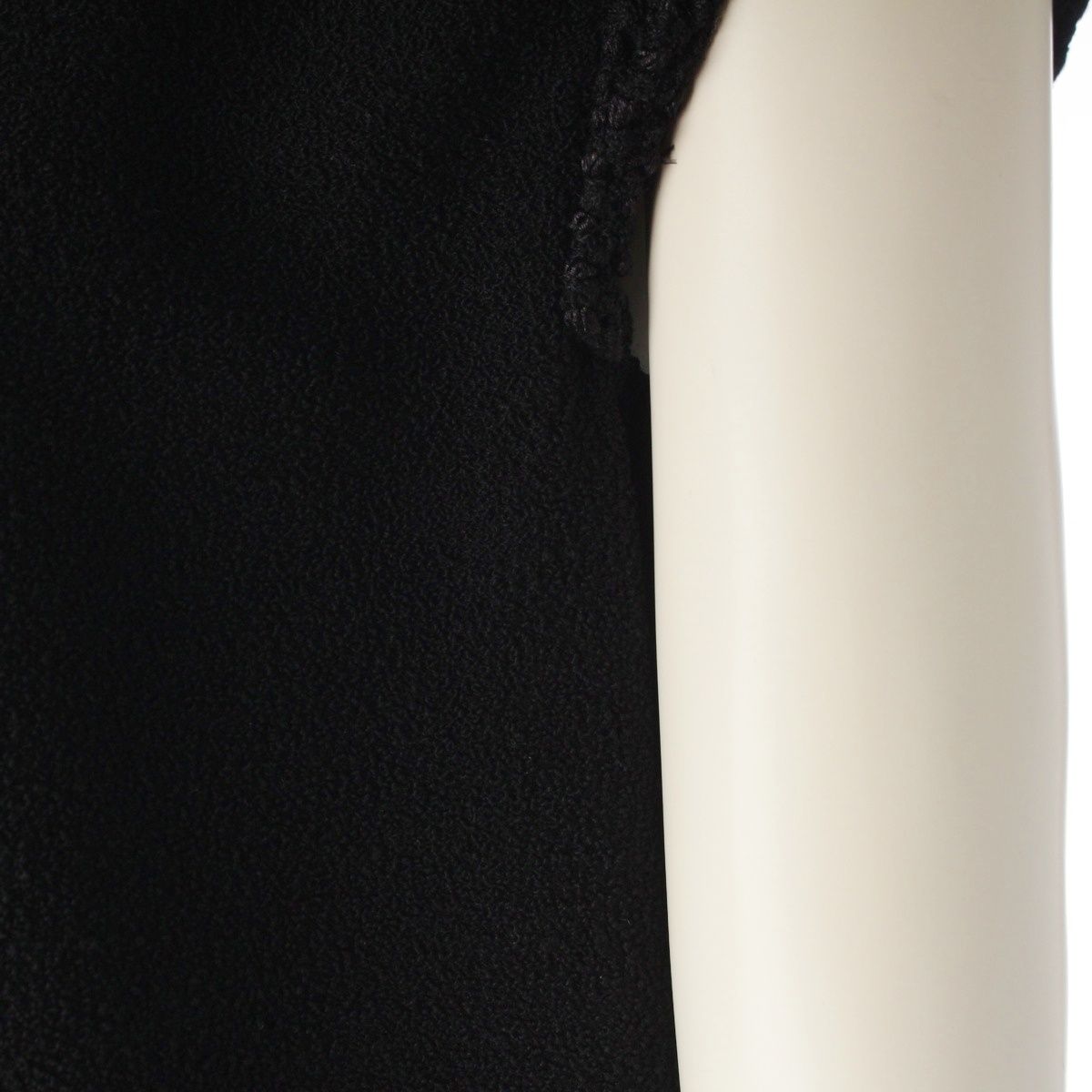 Chanel 08c Wool Tweed Sleeveless Dress Black 40 — view 7
