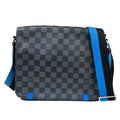 Louis Vuitton District PM NM Damier Graphite Shoulder Bag Canvas Black