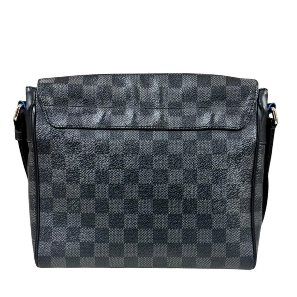 Louis Vuitton District PM NM Damier Graphite Shoulder Bag Canvas Black — view 3