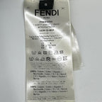 Fendi White Zucca All Over Pattern T-Shirt — view 4