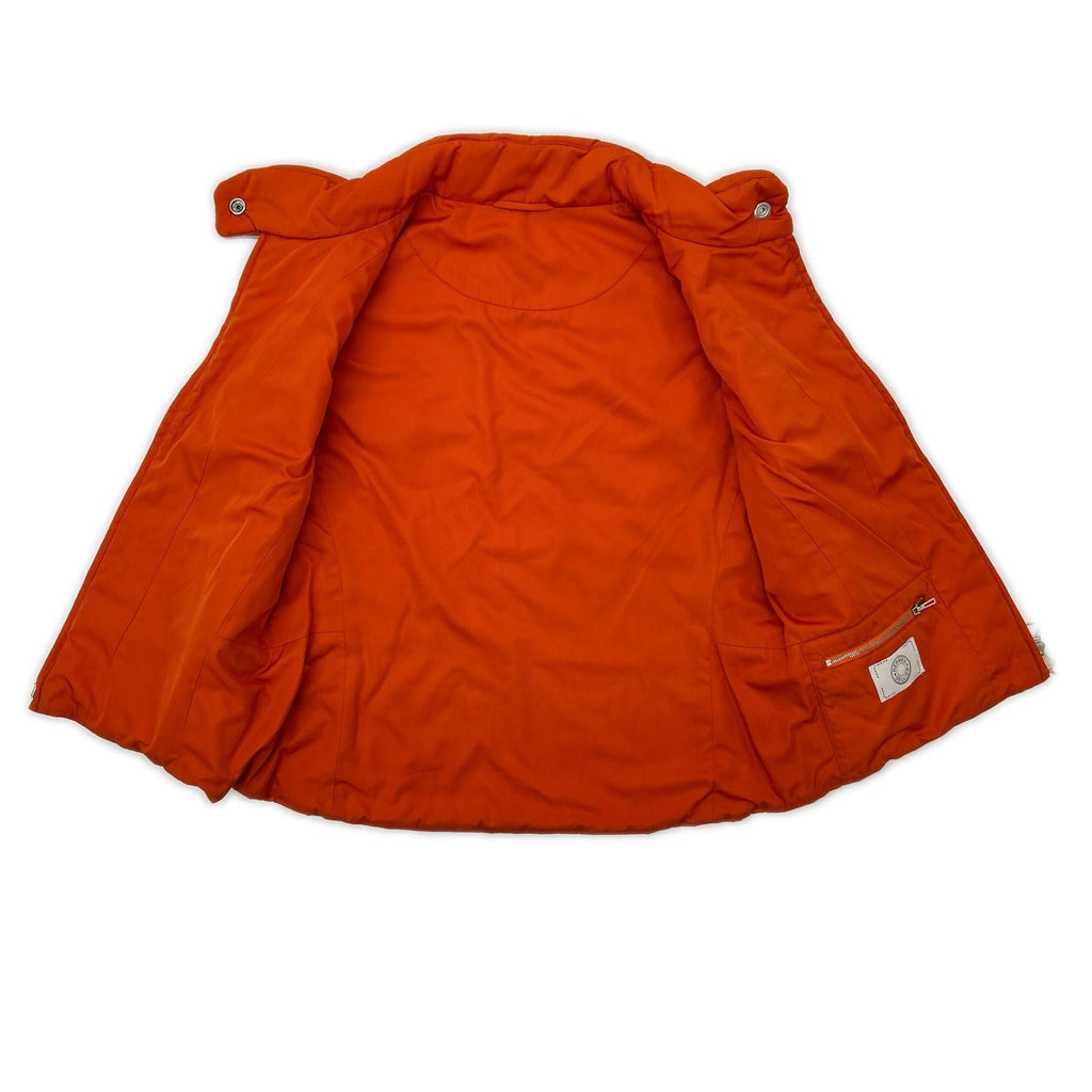 Hermes Orange Nylon Series Zip Up Vest — view 3