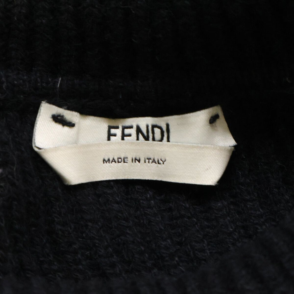 Fendi Cashmere High Neck Knit Sweater with Pom 38 — view 3