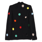 Fendi Cashmere High Neck Knit Sweater with Pom 38 — view 2