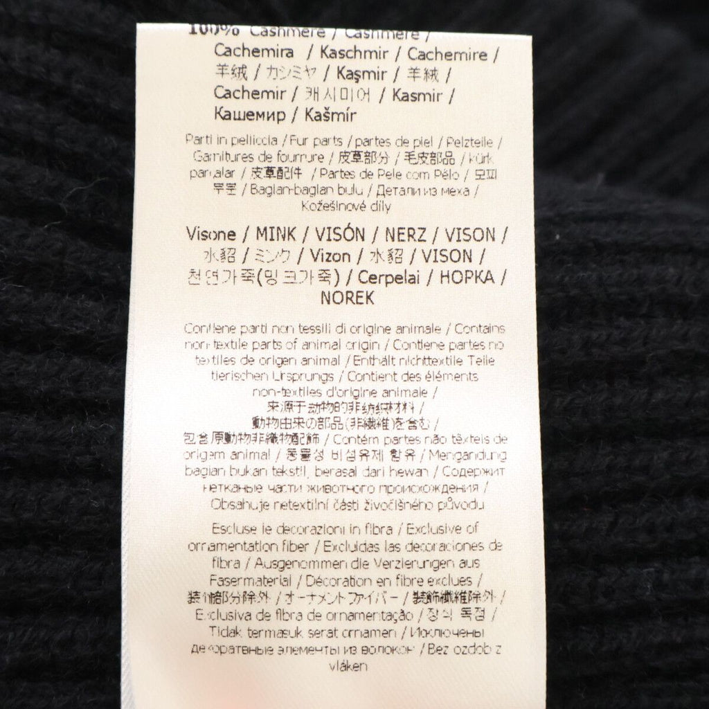 Fendi Cashmere High Neck Knit Sweater with Pom 38 — view 4