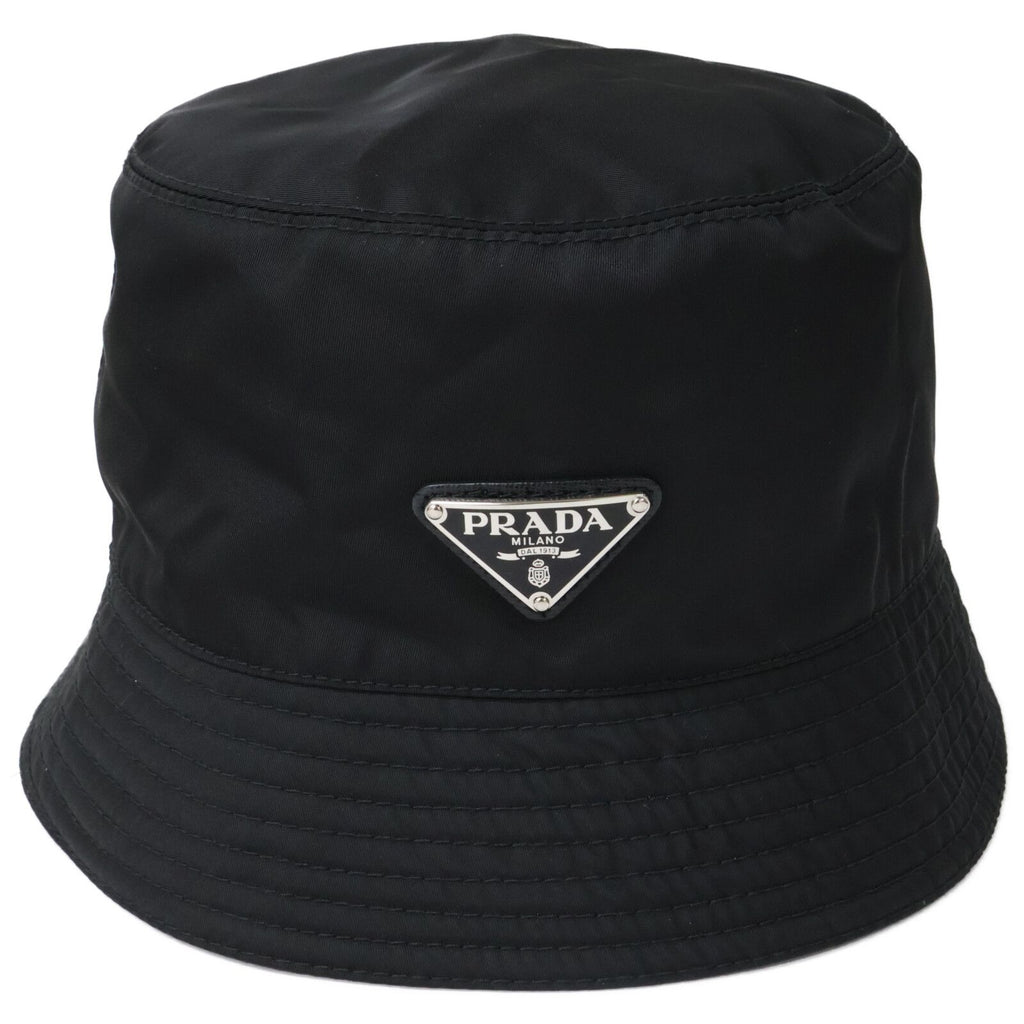 Prada Re-Nylon Triangle Logo Bucket