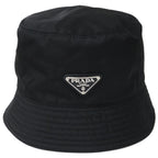 Prada Re-Nylon Triangle Logo Bucket