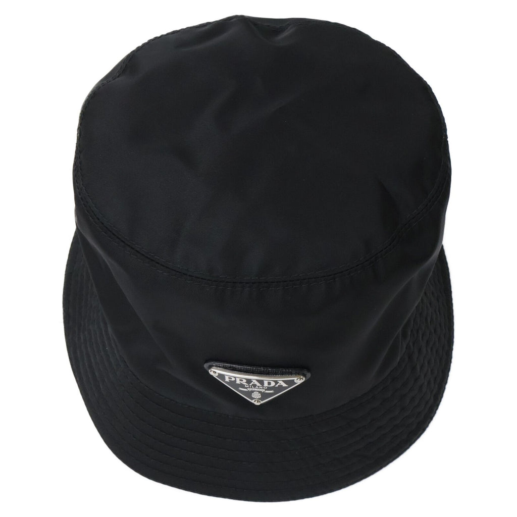Prada Re-Nylon Triangle Logo Bucket — view 5