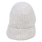 Celine Triomphe Cashmere Knit Hat with Patch — view 2