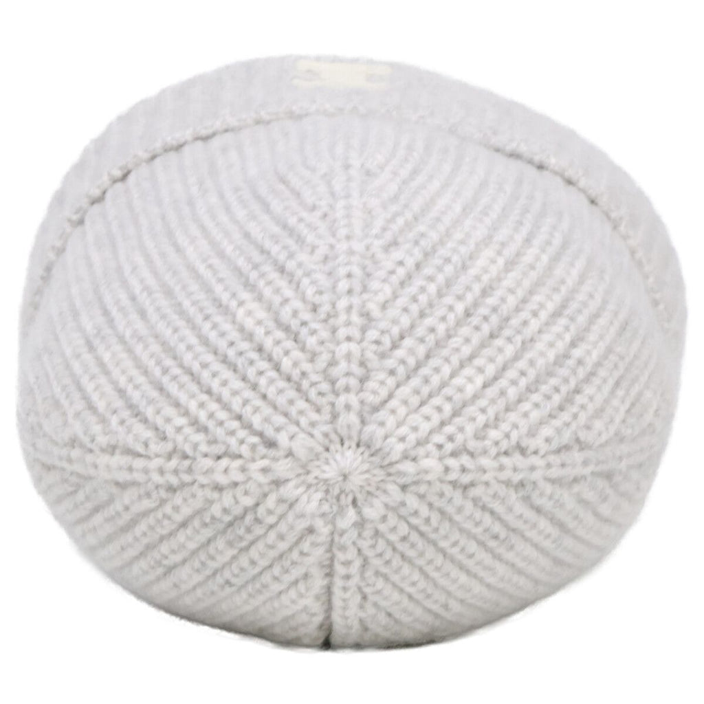 Celine Triomphe Cashmere Knit Hat with Patch — view 5