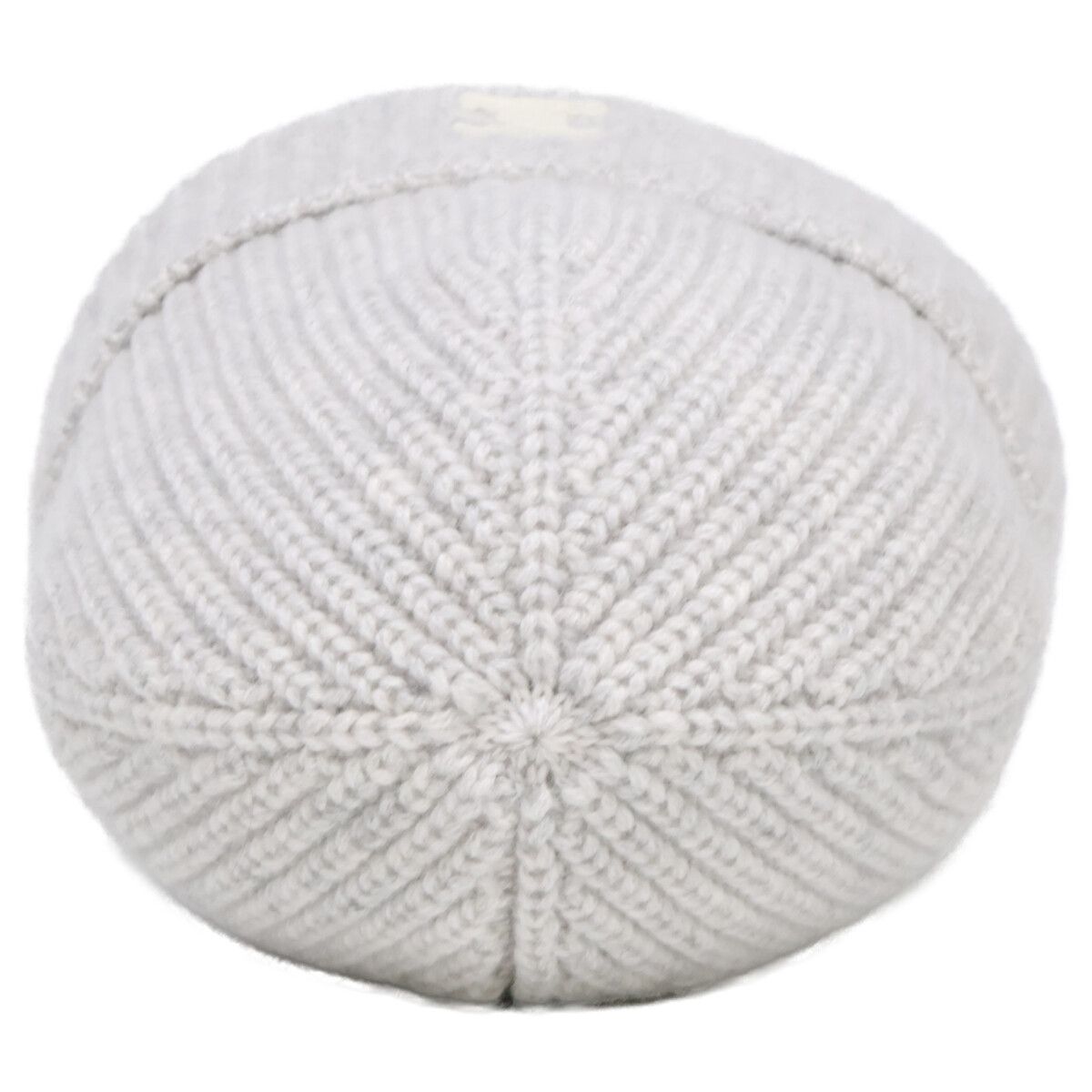 Celine Triomphe Cashmere Knit Hat with Patch — view 5