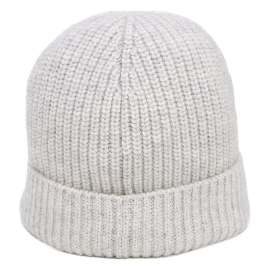 Celine Triomphe Cashmere Knit Hat with Patch — view 3