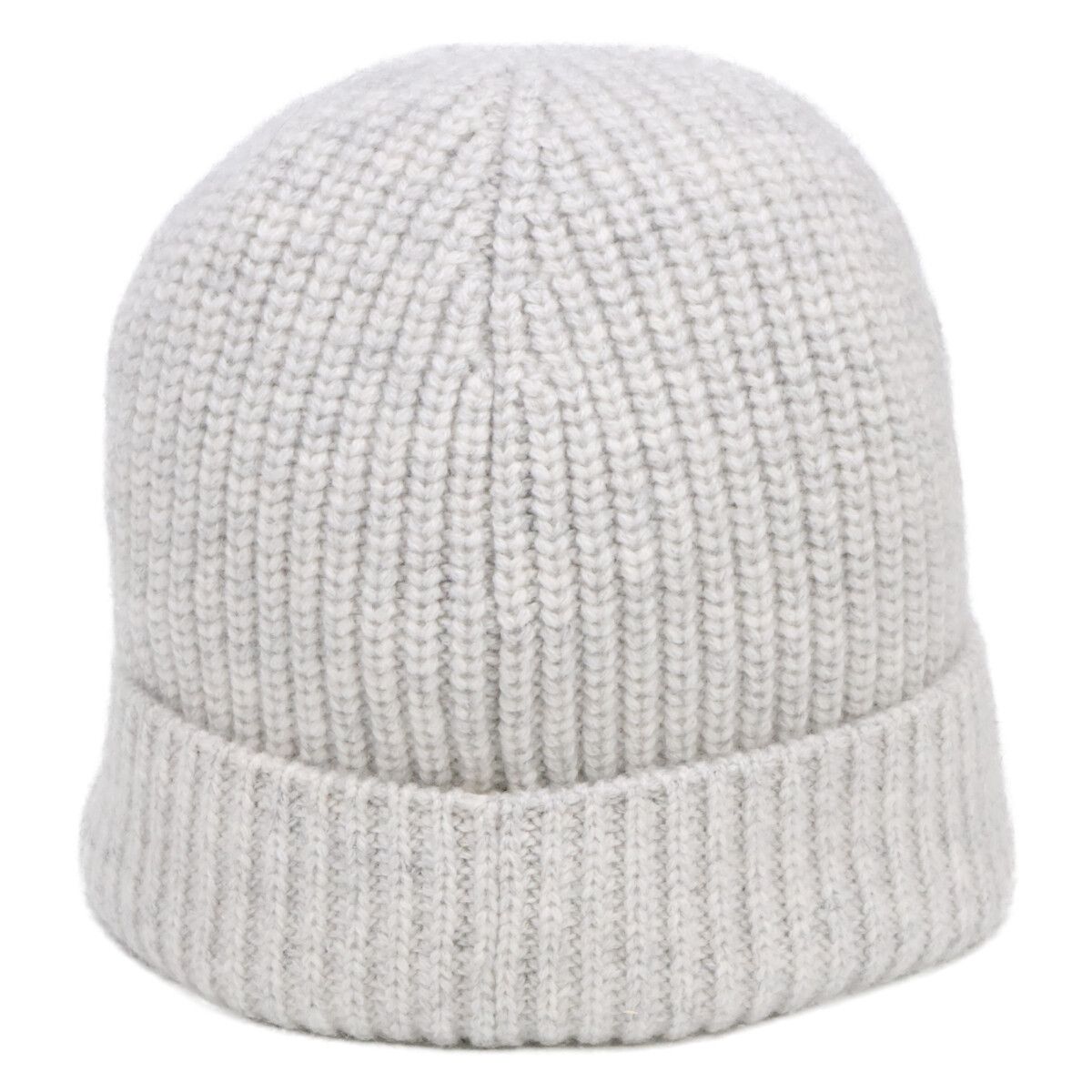 Celine Triomphe Cashmere Knit Hat with Patch — view 3