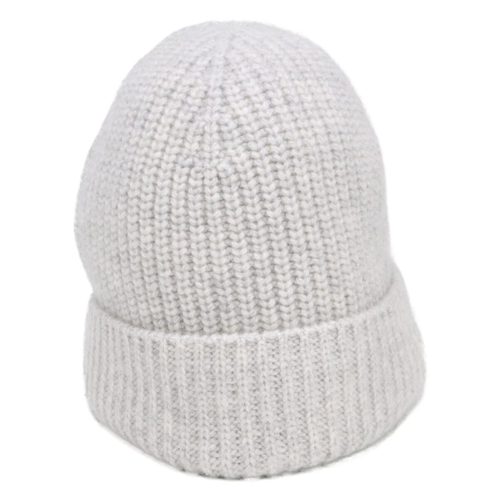 Celine Triomphe Cashmere Knit Hat with Patch — view 4