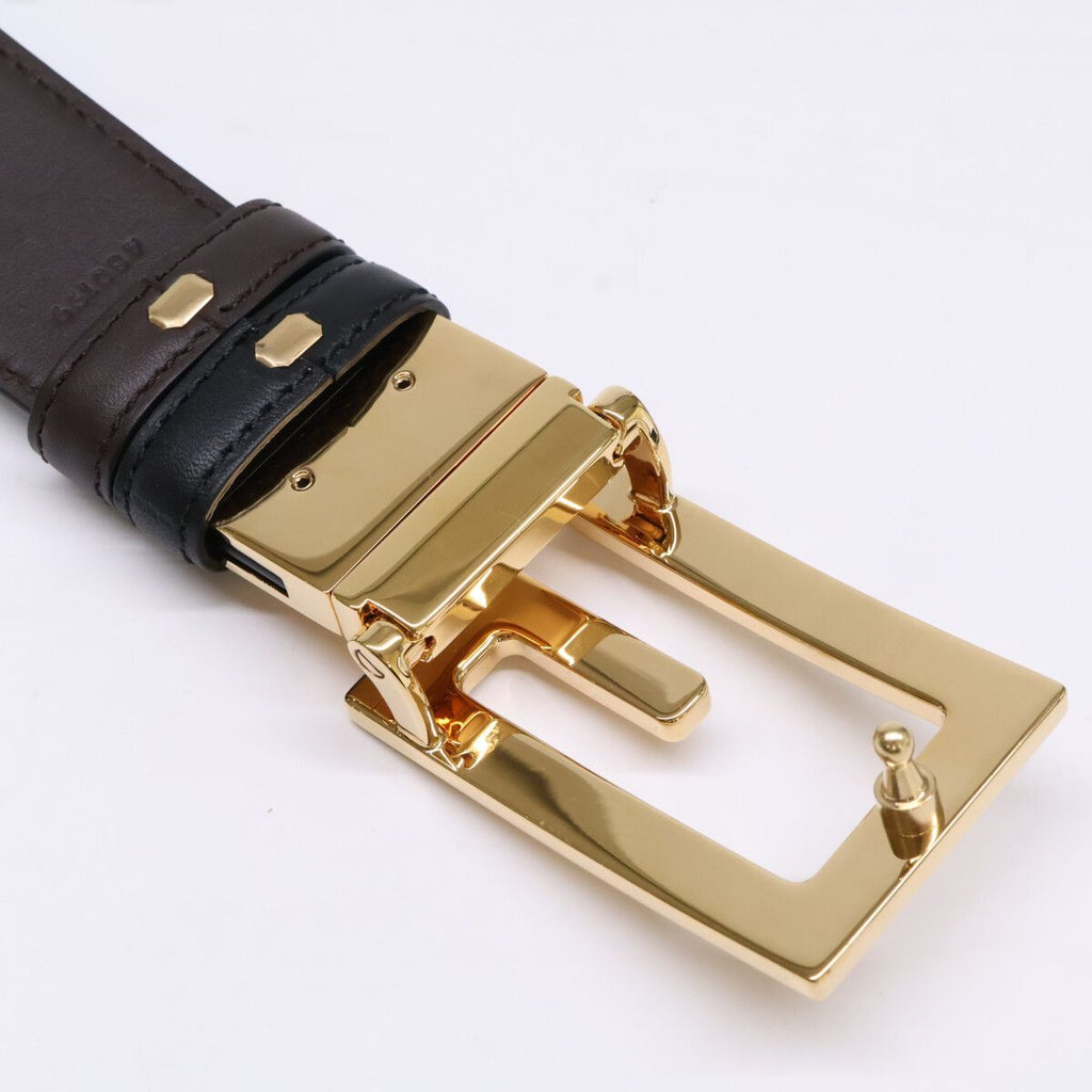 Gucci Square Buckle Reversible Belt — view 4