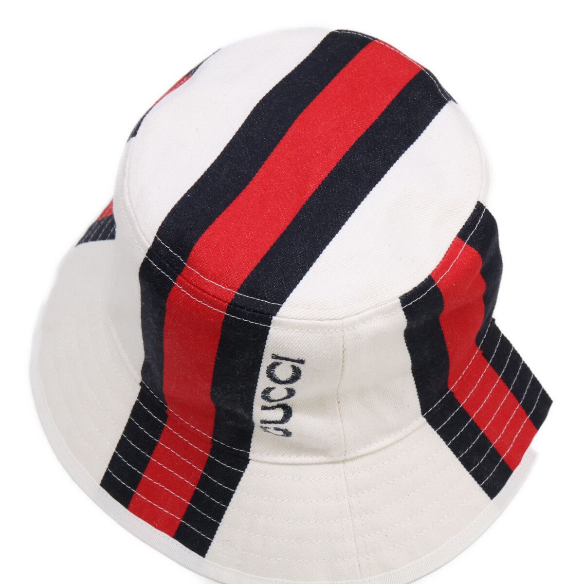 Gucci Web Stripe Bucket Hat M 58 — view 5