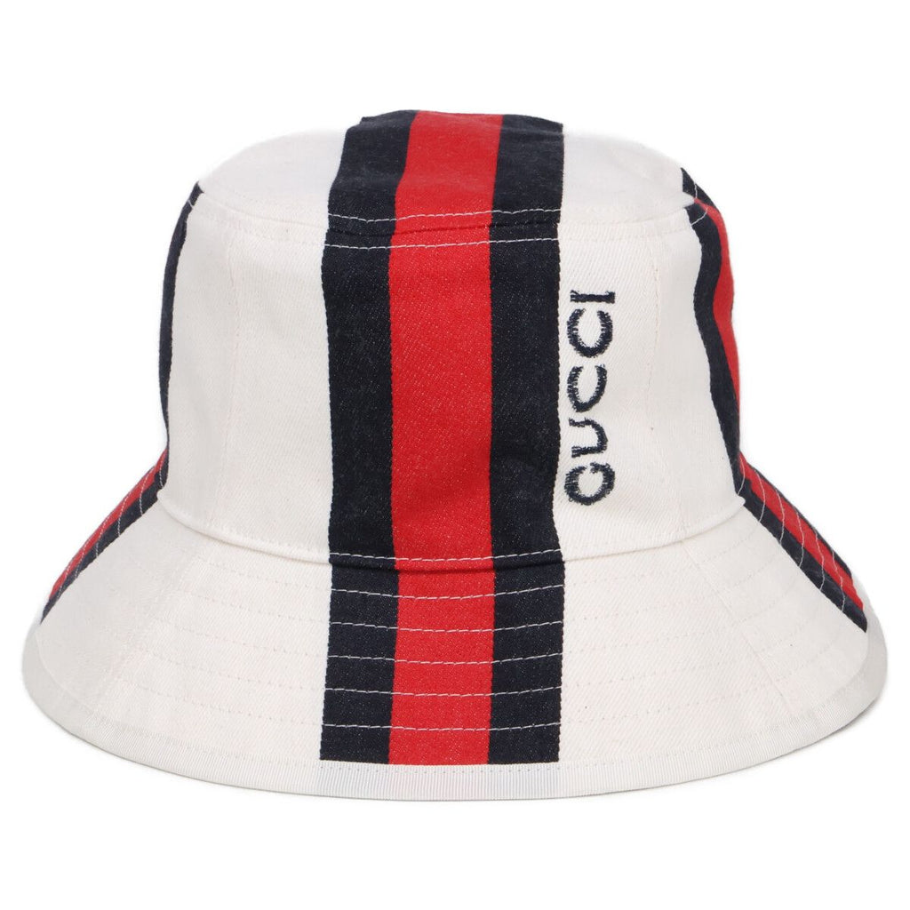 Gucci Web Stripe Bucket Hat M 58