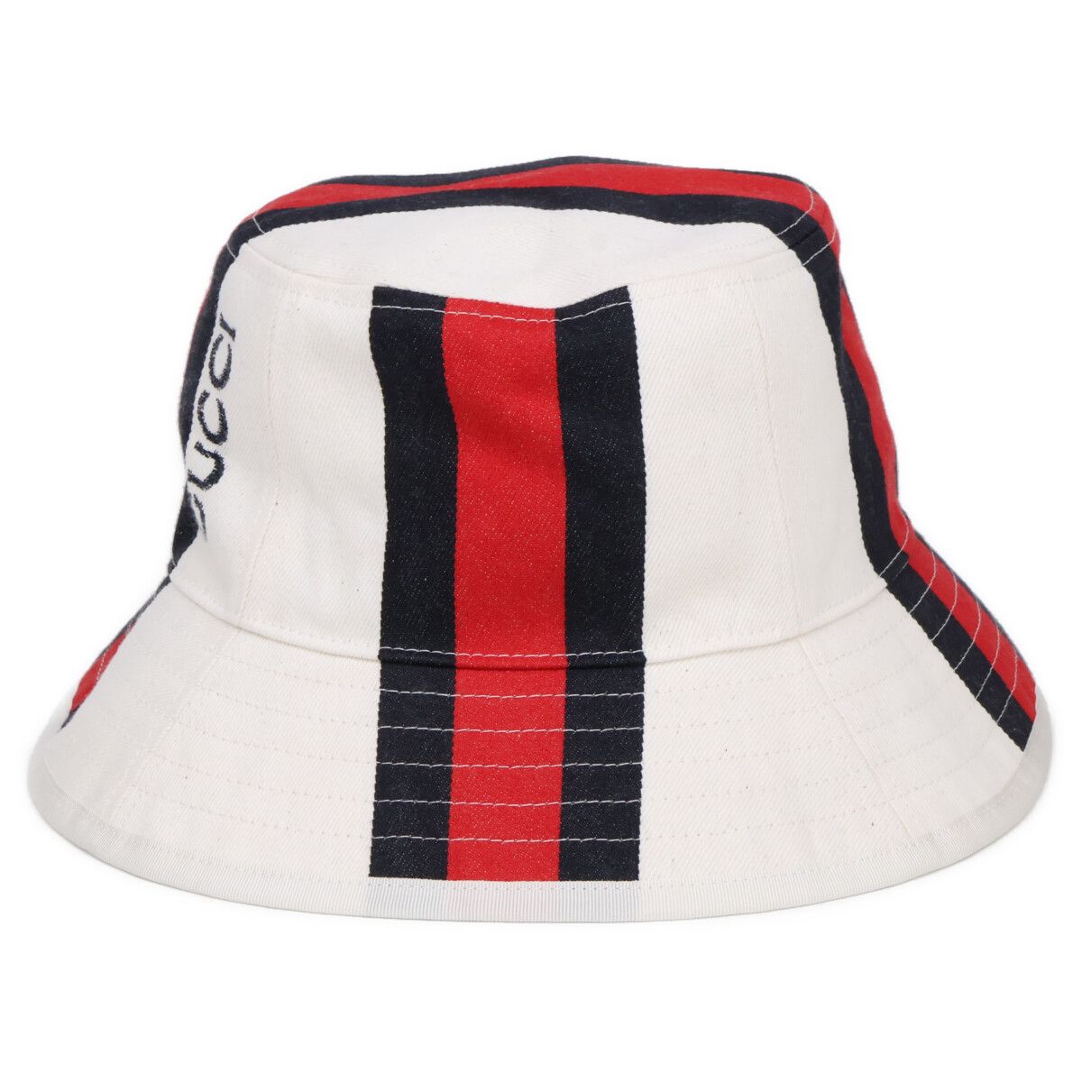 Gucci Web Stripe Bucket Hat M 58 — view 2