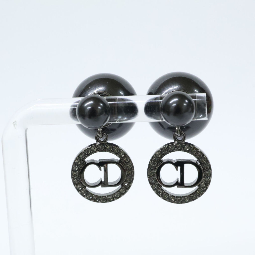 Dior Tribales Tribal Metal Resin Pearl Crystal Earring