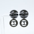Dior Tribales Tribal Metal Resin Pearl Crystal Earring