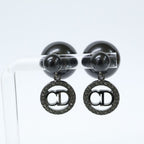 Dior Tribales Tribal Metal Resin Pearl Crystal Earring