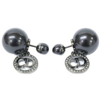 Dior Tribales Tribal Metal Resin Pearl Crystal Earring — view 5
