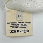 Hermes White Lift Short Sleeve Knit 40 Sweater — view 4