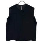 Hermes Black Silk Sleeveless Blouse 42 — view 2