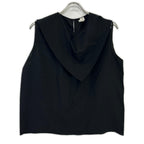 Hermes Black Silk Sleeveless Blouse 42