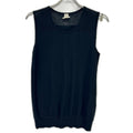 Hermes Era Black Cashmere Sleeveless Knit 36 Sweater