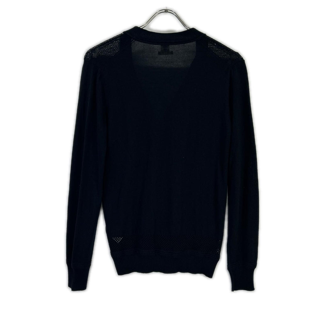 Hermes Era Black Cashmere Cardigan 34 — view 2