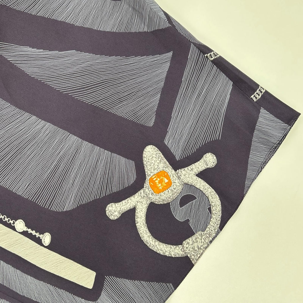 Hermes Etude Pour Une Parure de Gala Silk Skirt 40 — view 7