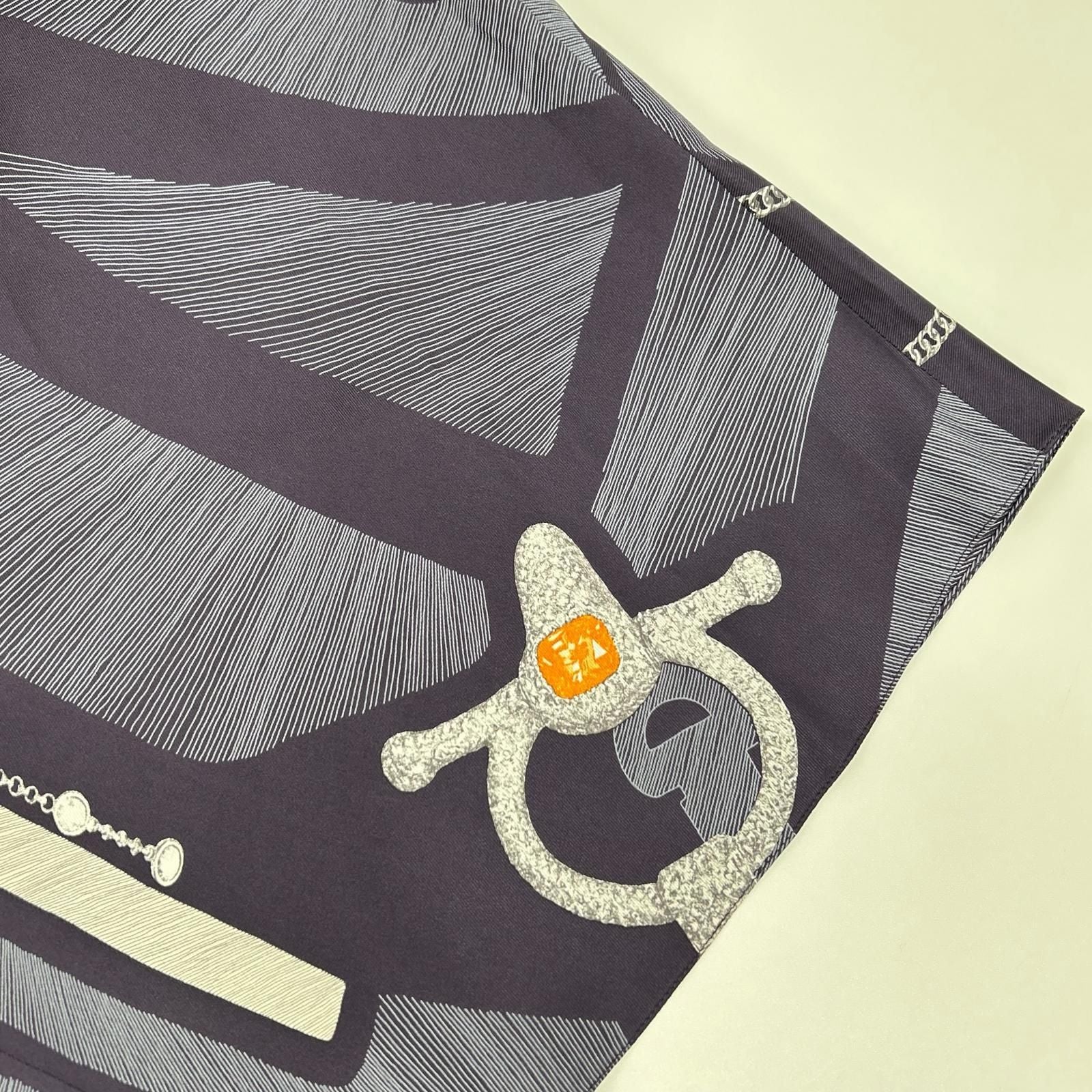 Hermes Etude Pour Une Parure de Gala Silk Skirt 40 — view 7