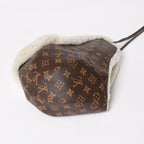 Louis Vuitton Flight Cap Pilot Cap Brown Beaver Hat — view 6