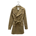 Chanel CC Logo Double Spring Coat 36 Beige