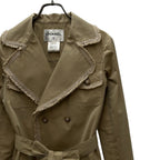 Chanel CC Logo Double Spring Coat 36 Beige — view 2