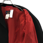 Hermes Wool Logo Metal Button Single Breasted Jacket Fully Lined 40 Black — view 4