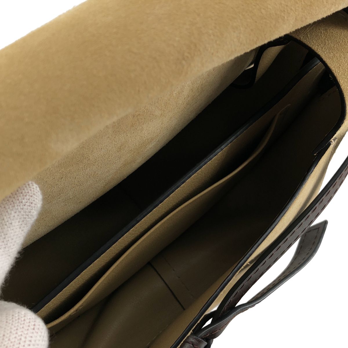 Loewe Gate Dual Small Shoulder Bag Beige Brown — view 5