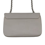 Celine C Motif Chain Shoulder Bag Gray — view 4