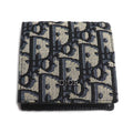 Dior Oblique Coin Case Beige Navy