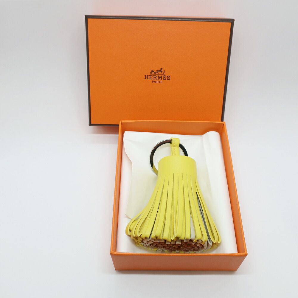 Hermes Heaven Charm Carmen Tricolor Agno Milo Lime Cles Chai Manufactured — view 8