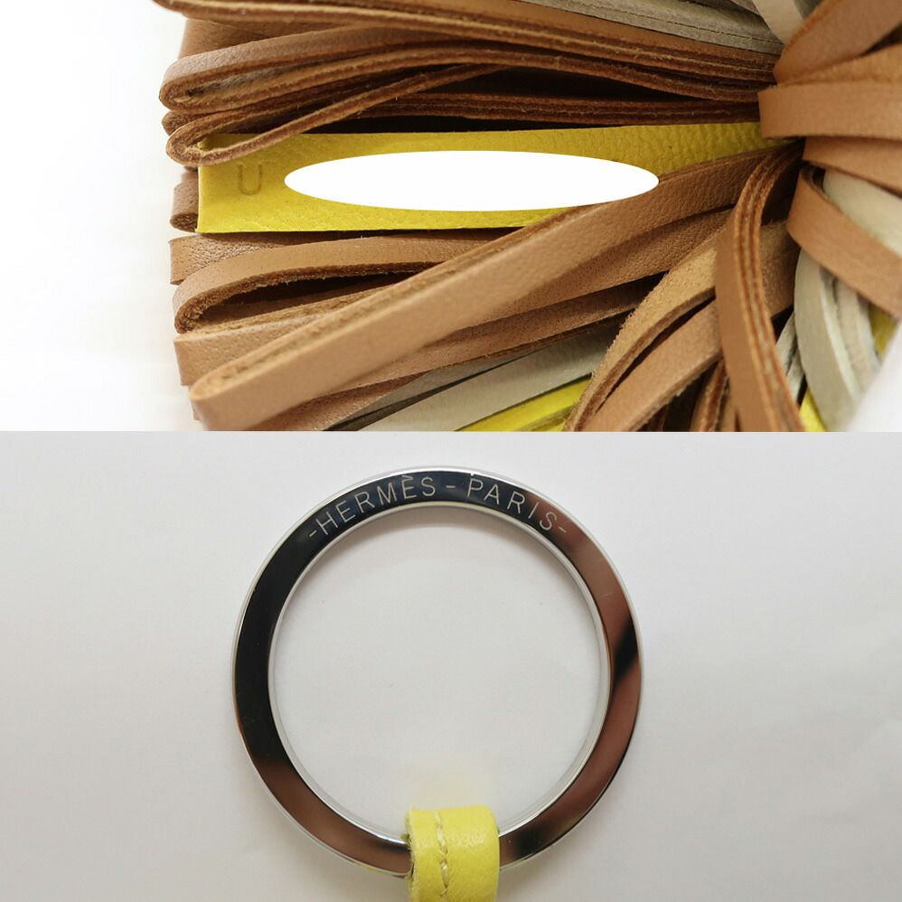 Hermes Heaven Charm Carmen Tricolor Agno Milo Lime Cles Chai Manufactured — view 7